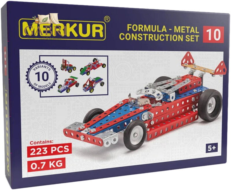 MERKUR M 010 Formule 223 dílků *KOVOVÁ STAVEBNICE*
