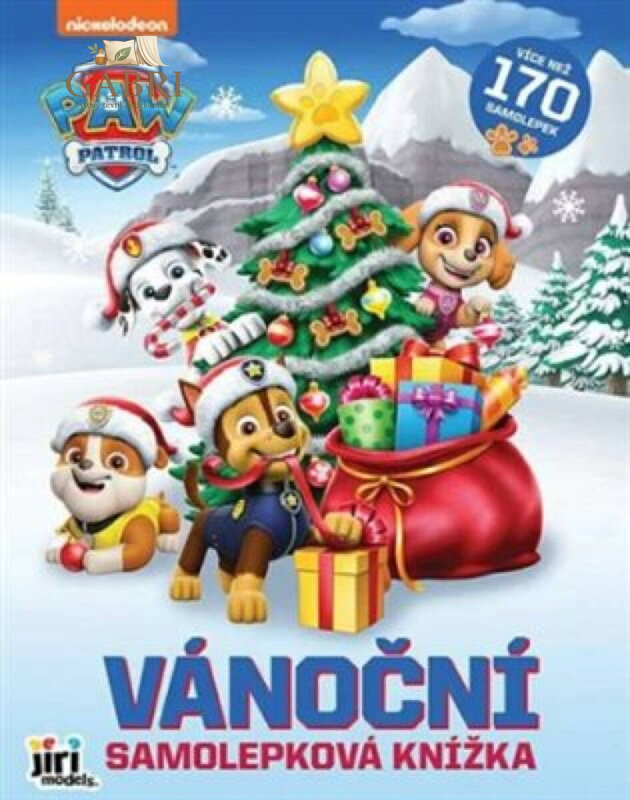 JIRI MODELS Knížka samolepková vánoční knížka Tlapková Patrola