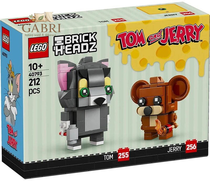 LEGO BRICK HEADZ Figurky Tom a Jerry 40793 STAVEBNICE