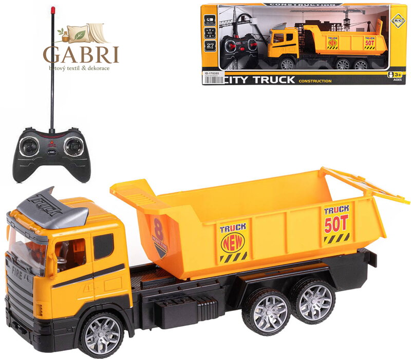 RC Auto nákladní sklápěčka na vysílačku 27MHz na baterie