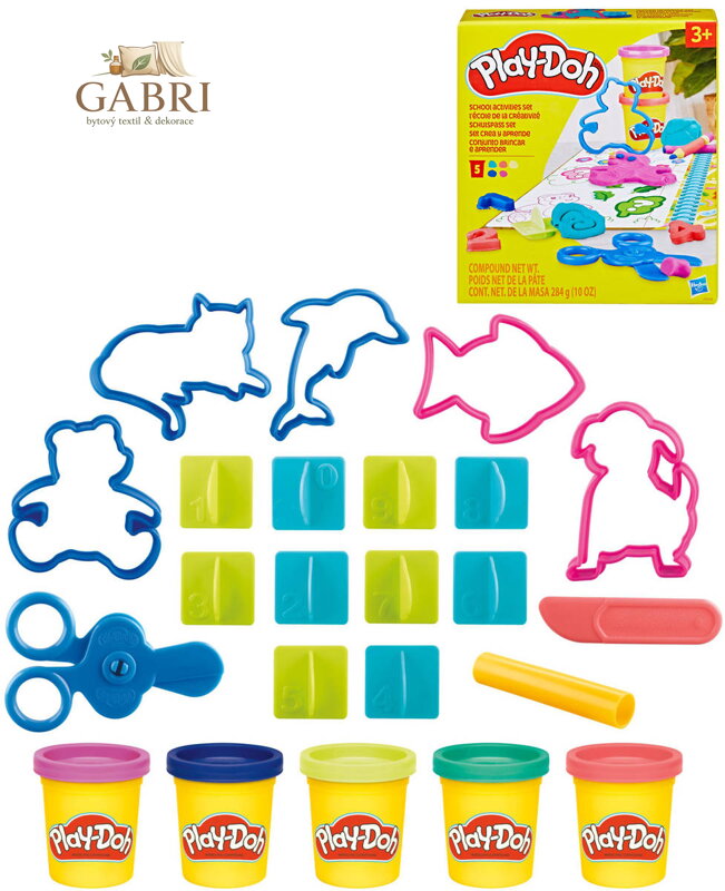 HASBRO PLAY-DOH Školní aktivity kreativní set modelína s nástroji