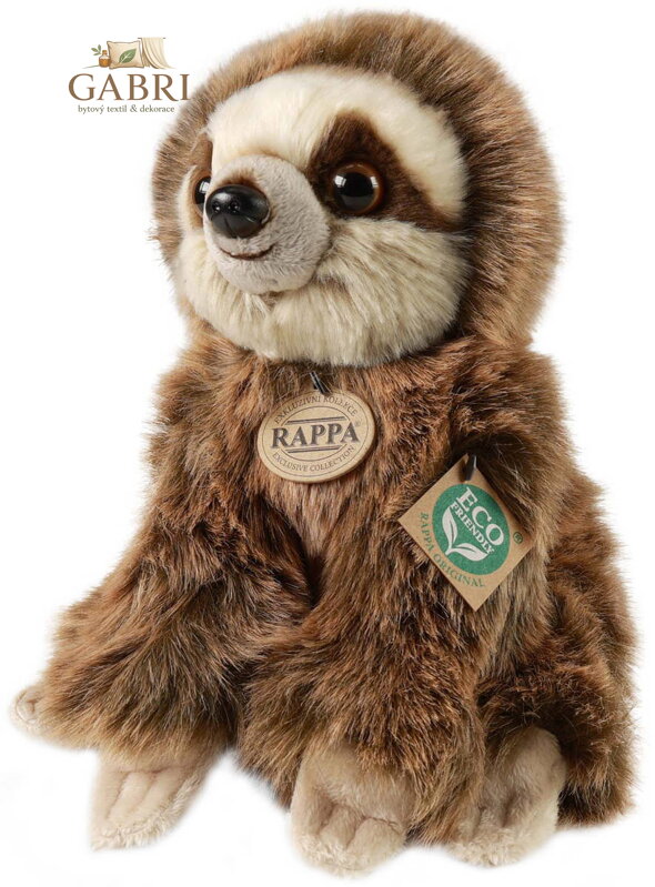 PLYŠ Lenochod tříprstý 25cm Eco-Friendly *PLYŠOVÉ HRAČKY*