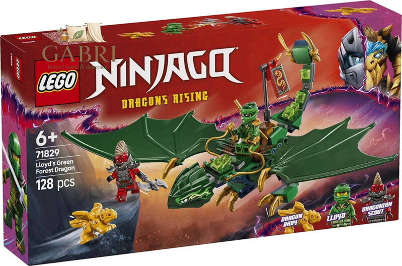 LEGO NINJAGO Lloydův zelený lesní drak 71829 STAVEBNICE