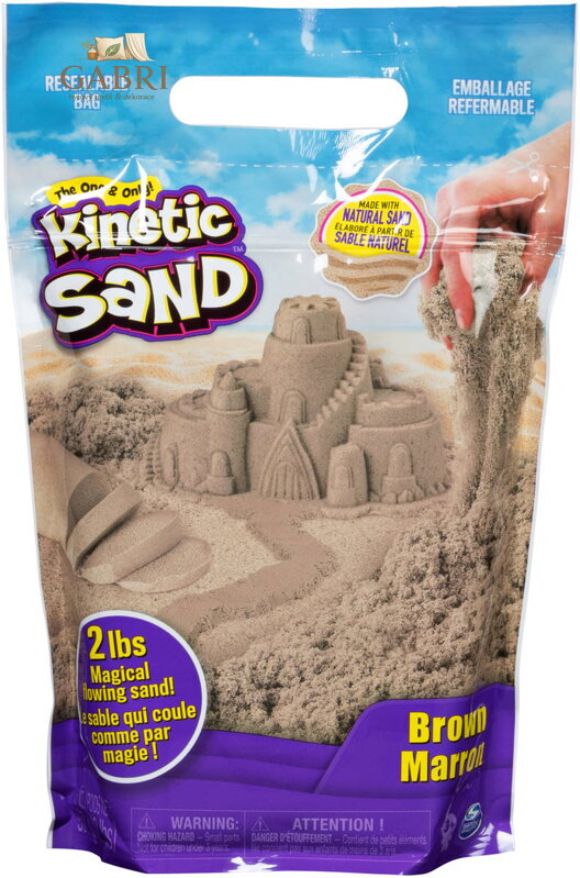 SPIN MASTER Kinetic Sand hnědý 900g tekutý písek