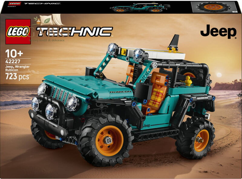 LEGO TECHNIC Auto SUV Jeep Wrangler Rubicon 42227 STAVEBNICE