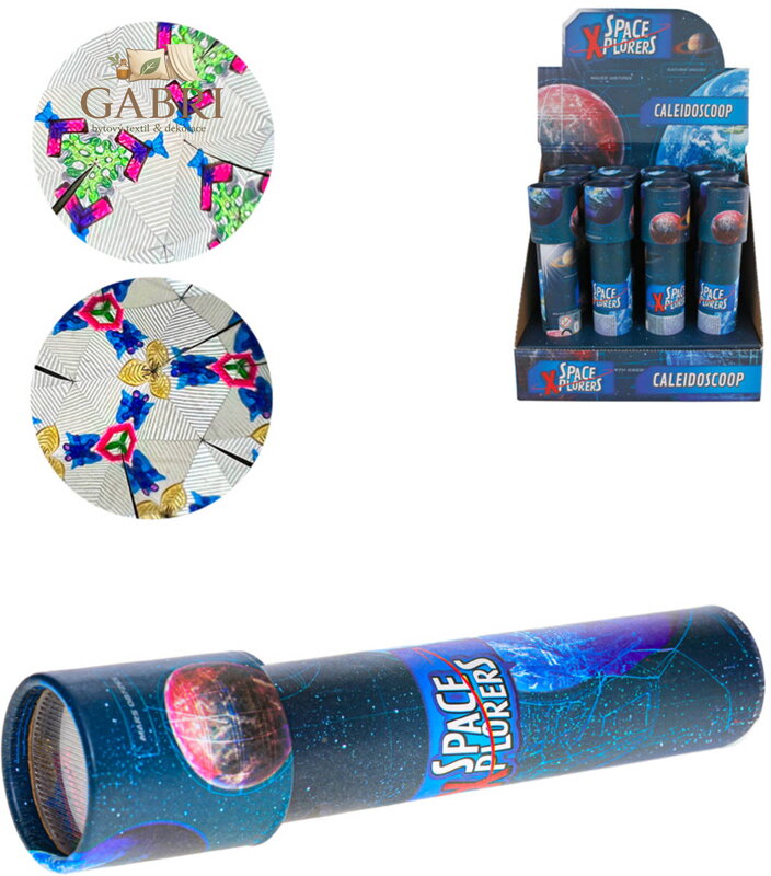 Kaleidoskop Space Xplorers dětské kukátko hvězdná obloha karton