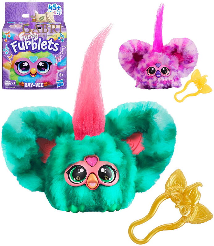 HASBRO Furby Furblets interaktivní zvířátko na baterie 6 druhů Zvuk PLYŠ
