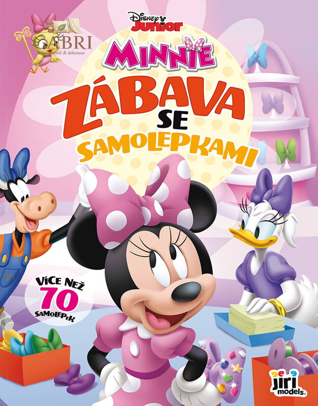 JIRI MODELS Zábava se samolepkami Minnie Mouse