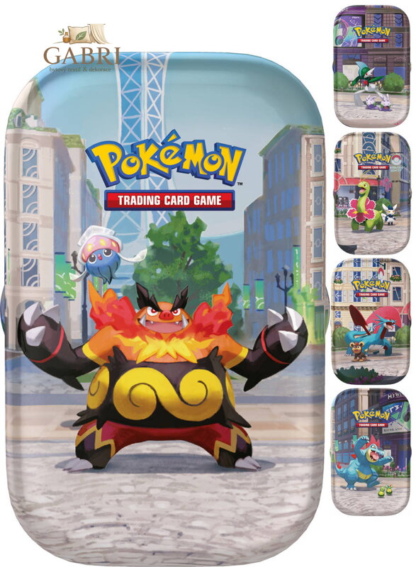 Pokémon TCG: Lumiose City Mini Tin set 2x booster s doplňky 5 druhů
