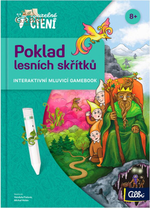 ALBI Kouzelné čtení Gamebook interaktivní Poklad lesních skřítků