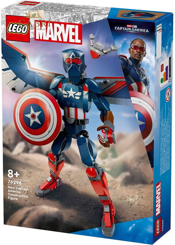 LEGO MARVEL Figurka nový Kapitán Amerika 76296 STAVEBNICE
