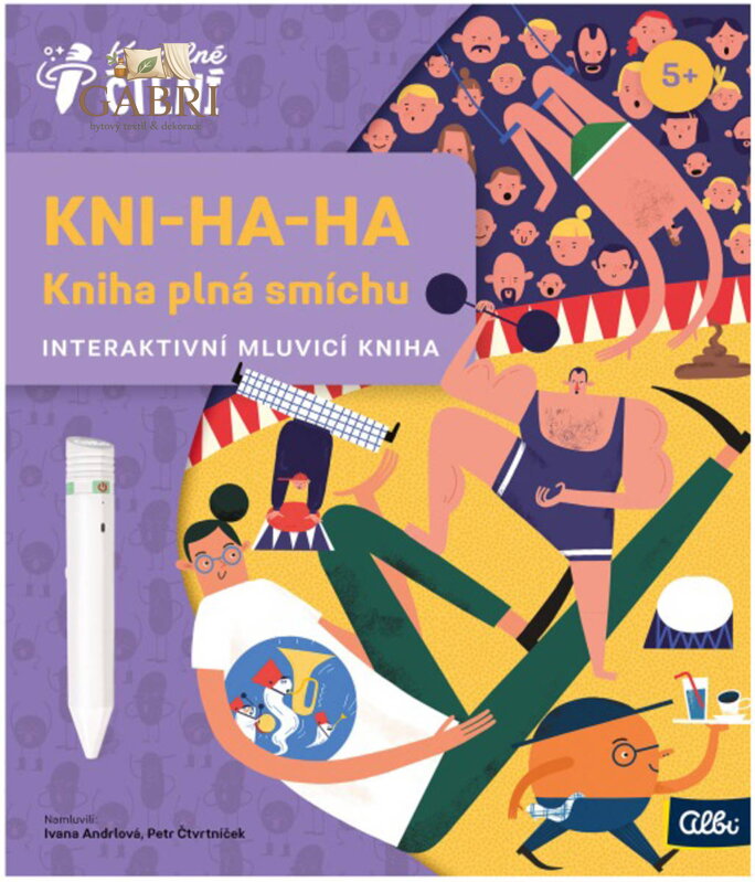 ALBI Kouzelné čtení Kniha interaktivní Kni-ha-ha - Kniha plná smíchu