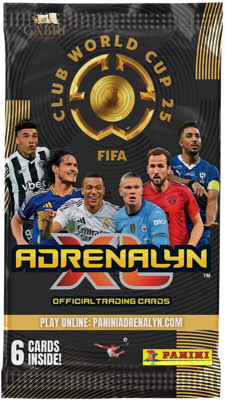 PANINI FIFA Club World Cup 2025 sběratelské karty 6ks Adrenalyn XL booster