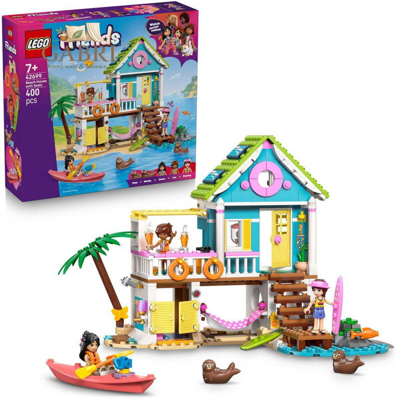 LEGO FRIENDS Plážový dům s tuleni 42699 STAVEBNICE