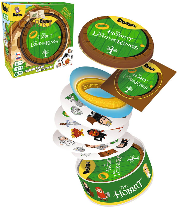 ASMODEE Hra Dobble Hobbit Pán prstenů CZ *SPOLEČENSKÉ HRY*