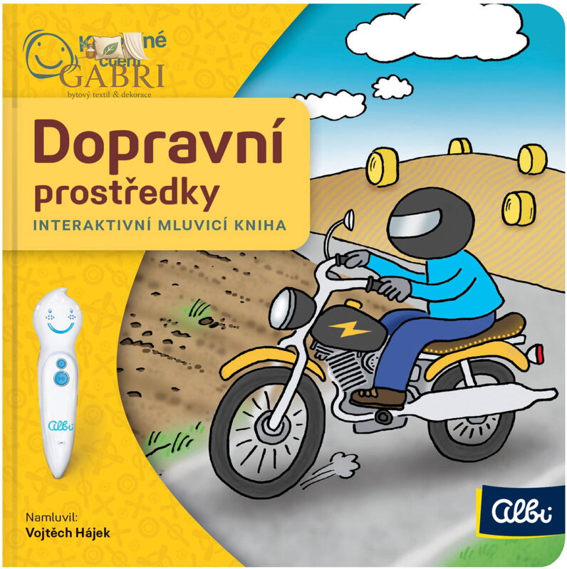 ALBI Kouzelné čtení Kniha interaktivní Dopravní prostředky baby minikniha