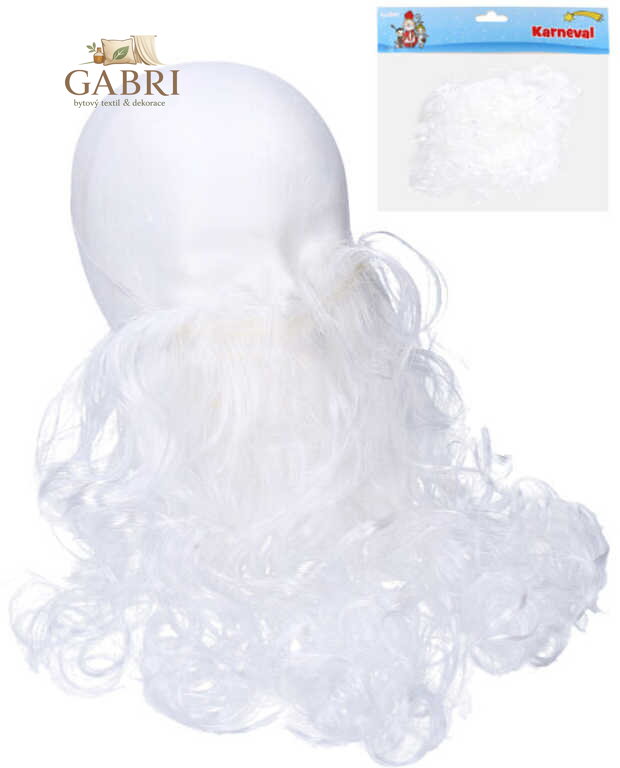 KARNEVAL Vousy bílé mikulášské *KARNEVALOVÝ DOPLNĚK*
