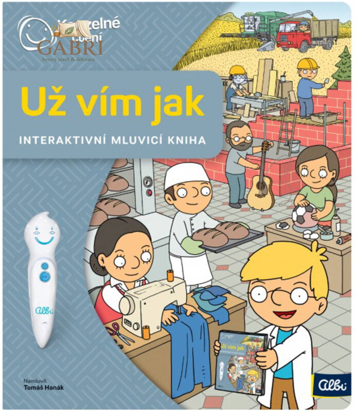 ALBI Kouzelné čtení Kniha interaktivní Už vím jak