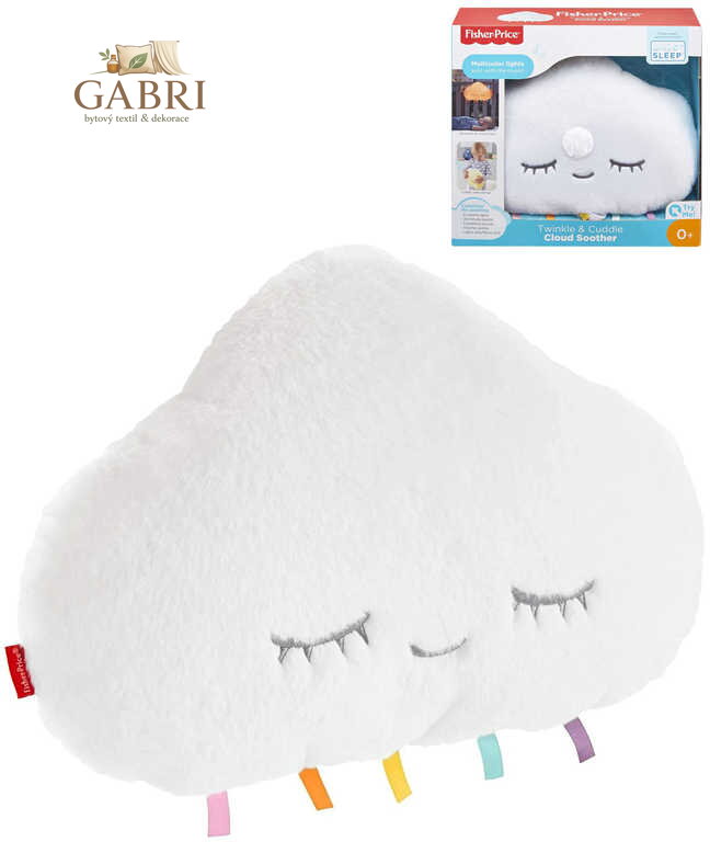 FISHER PRICE Baby usínáček obláček na baterie Světlo Zvuk pro miminko