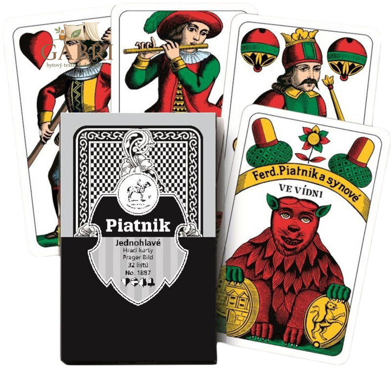 PIATNIK Hra Karty Mariáš 32 listů jednohlavý *SPOLEČENSKÉ HRY*