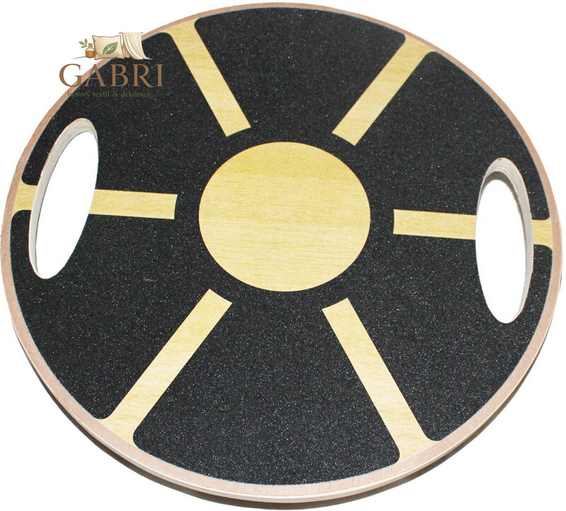 MERCO Balanční deska Woody dřevěná rehabilitační s úchyty