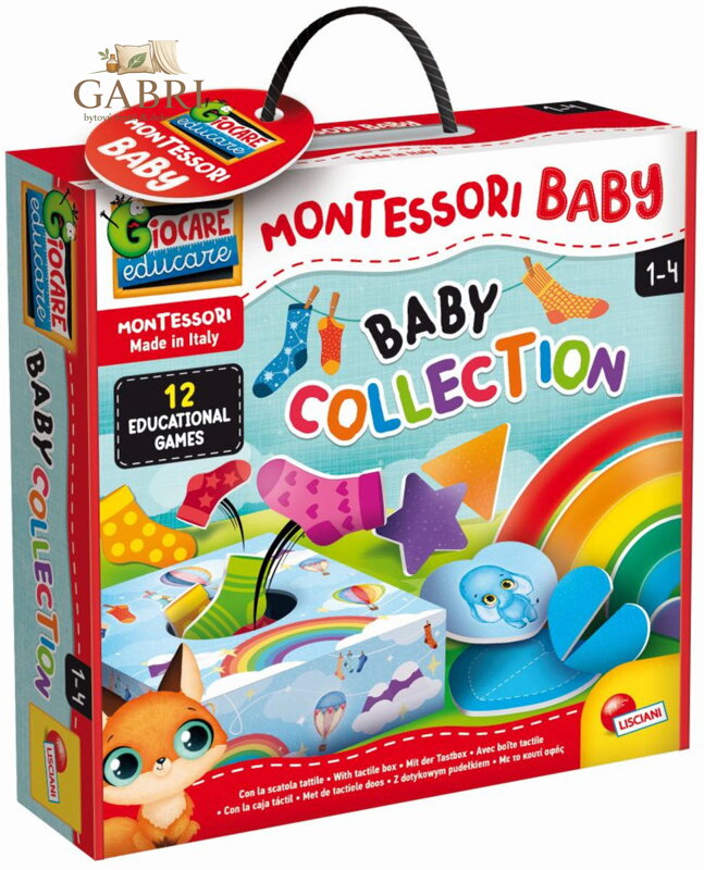 LISCIANI Hra Montessori baby kolekce 12 her pro nejmenší děti