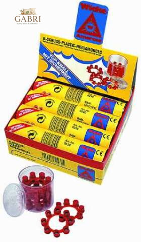 Náboje kapsle "8" set 240 ran (30 věnečků) v tubě náhradní do pistole kapslovky