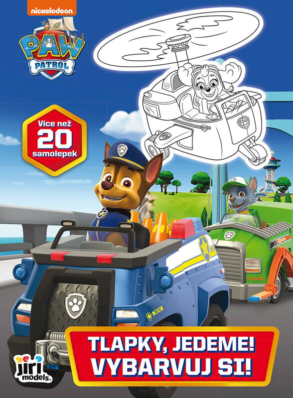 JIRI MODELS Vybarvuj si! Tlapky, jedeme! omalovánky Tlapková patrola