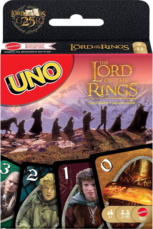 MATTEL Hra Uno karty Pán Prstenů *SPOLEČENSKÉ HRY*