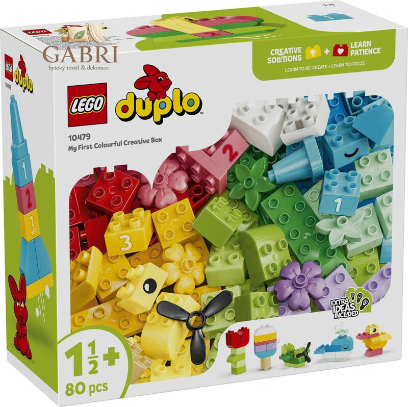 LEGO DUPLO Barevný kreativní box s kostkami 10479 STAVEBNICE