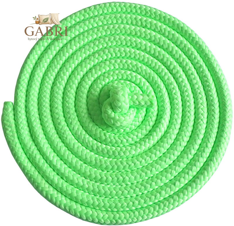 KUBISPORT Švihadlo gymnastické 3m Zelené