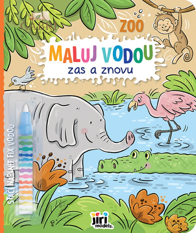 JIRI MODELS Maluj vodou Zas a znovu Zvířátka ZOO