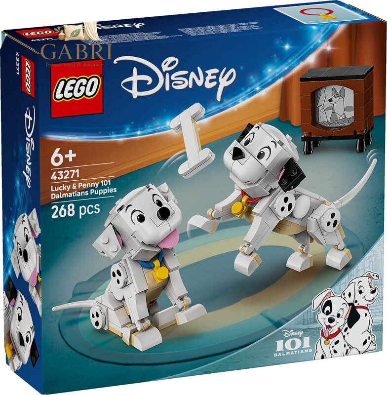 LEGO DISNEY Štístko a Penny 101 Dalmatinů 43271 STAVEBNICE