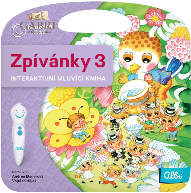 ALBI Kouzelné čtení Kniha interaktivní Zpívánky 3