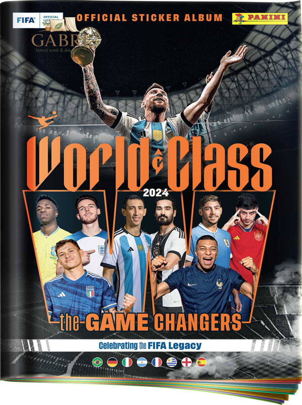 PANINI WORLD CLASS 2024 Sběratelské samolepkové album + samolepky