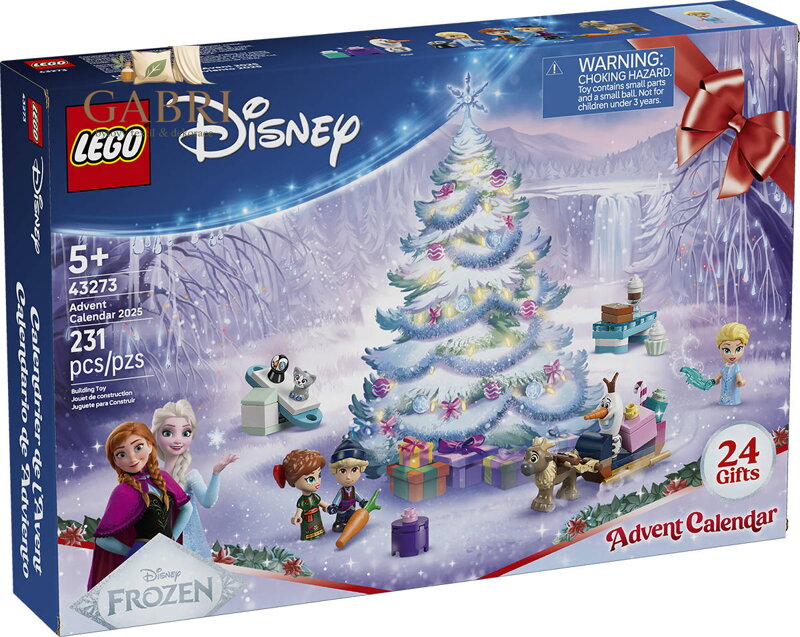 LEGO DISNEY Frozen Adventní kalendář 2025 rozkládací s herní plochou