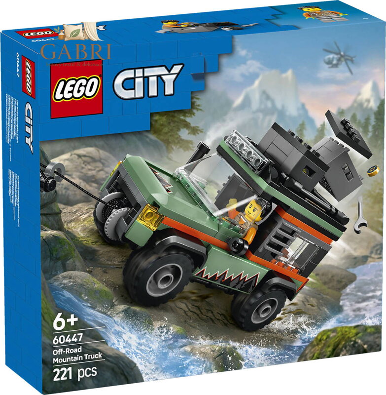 LEGO CITY Terénní horské nákladní auto 4x4 60447 STAVEBNICE