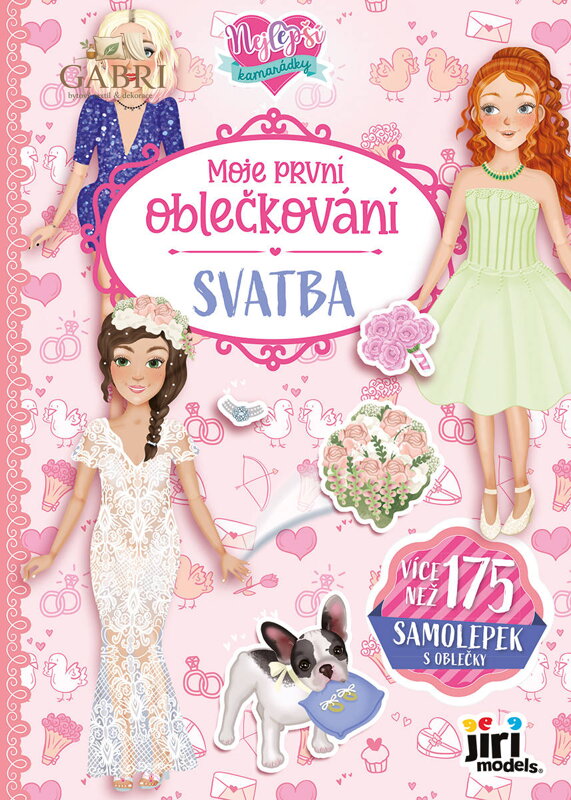 JIRI MODELS Moje první oblečkování Svatba 175+ samolepek