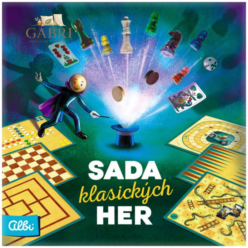 ALBI HRA Velká sada klasických 100 her *SPOLEČENSKÉ HRY*