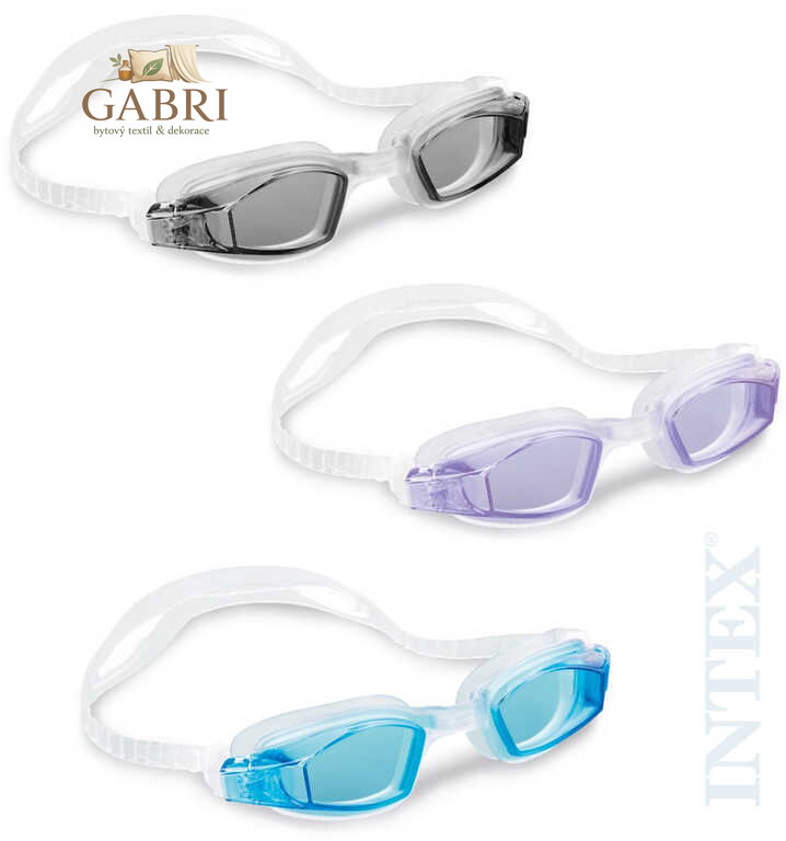 INTEX Brýle plavecké do vody Free Style různé barvy 55682