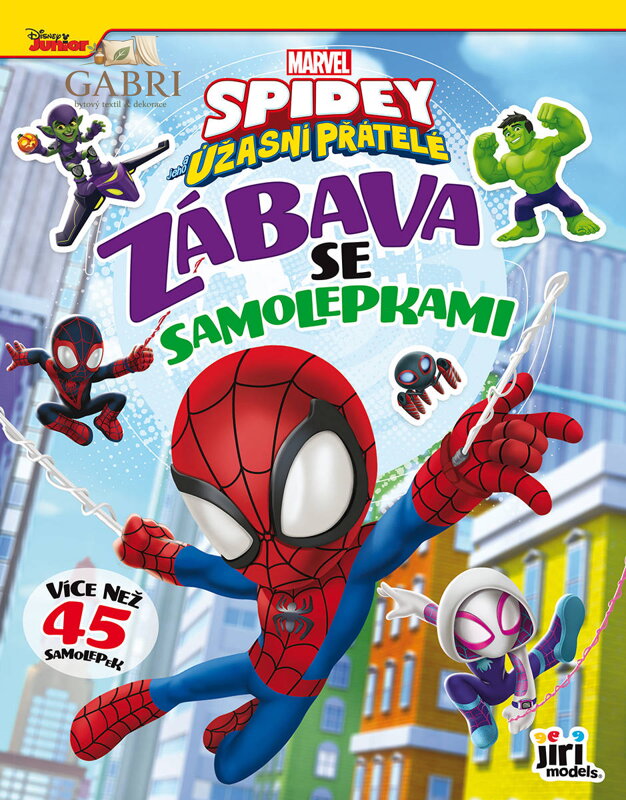 JIRI MODELS Zábava se samolepkami Spidey
