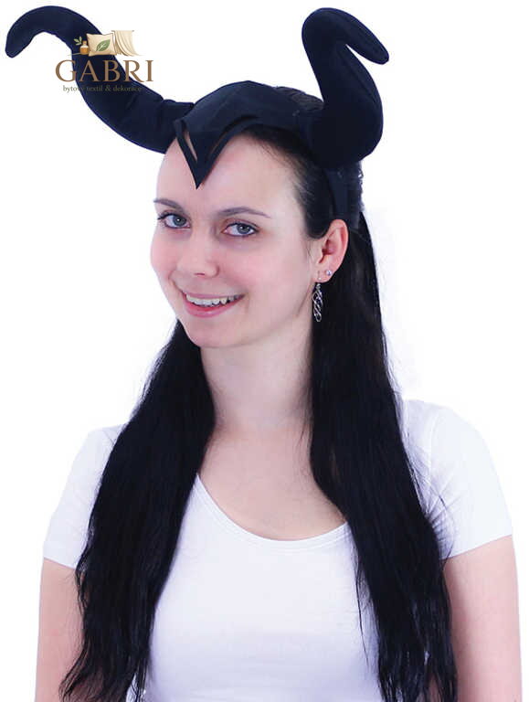 KARNEVAL Rohy černé pro dospělé *KARNEVALOVÝ DOPLNĚK*