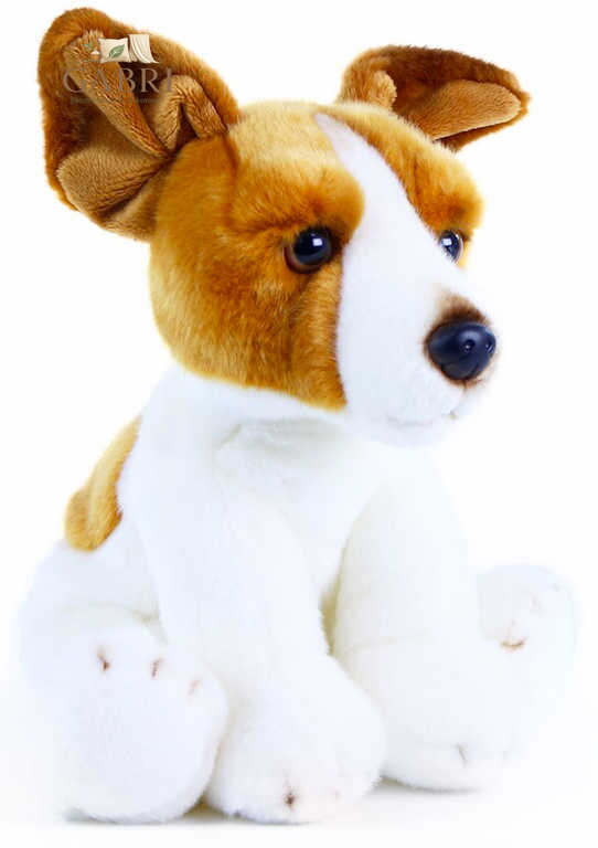 PLYŠ Pes Jack Russell teriér sedící 28cm exkluzivní kolekce *PLYŠOVÉ HRAČKY*