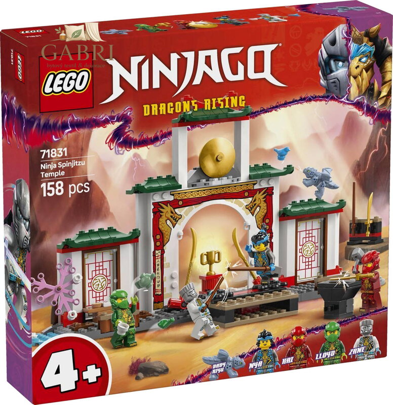 LEGO NINJAGO Chrám nindžů Spinjitzu 71831 STAVEBNICE