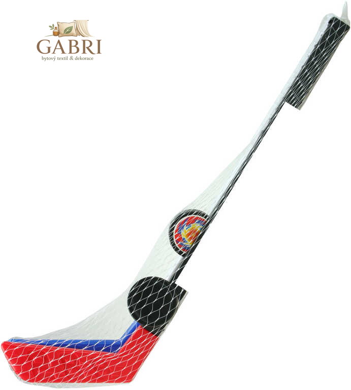 Hokejky dětské v sadě 2 hokejky, 2 puky HOKEJOVÝ SET v síťce