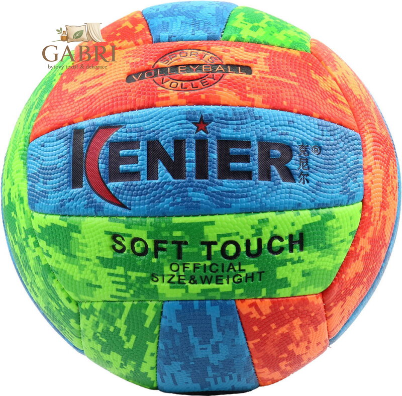 Míč Jet 5 volejbalový barevný velikost 5 oficiální