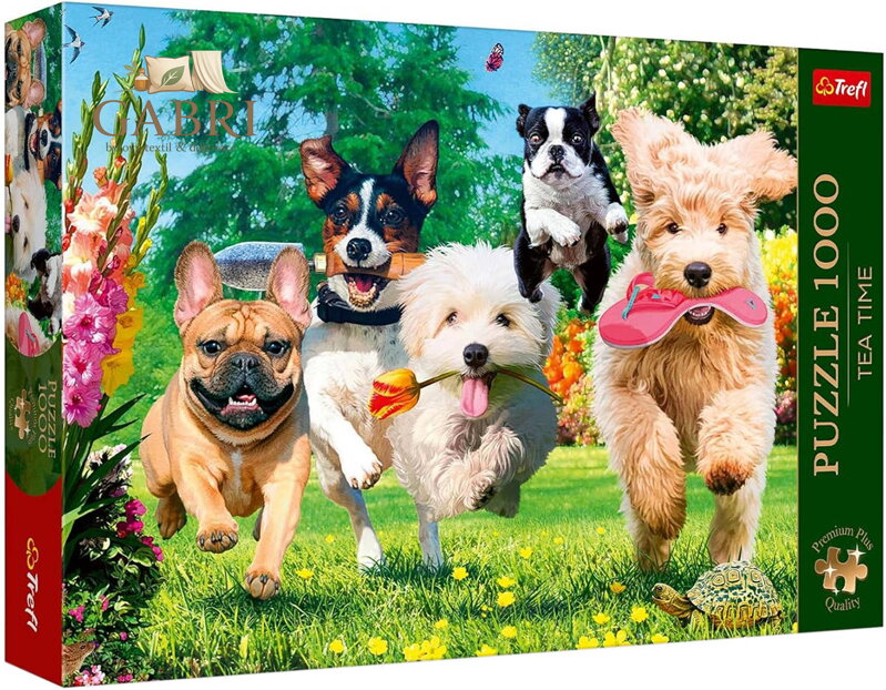 TREFL PUZZLE PREMIUM Čas na čaj Potíže na obzoru 68x48cm 1000 dílků