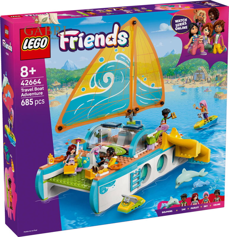 LEGO FRIENDS Dobrodružství na jachtě 42664 STAVEBNICE
