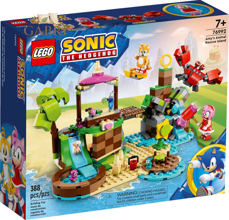 LEGO SONIC THE HEDGEHOG Amyin ostrov na záchranu zvířat 76992 STAVEBNICE