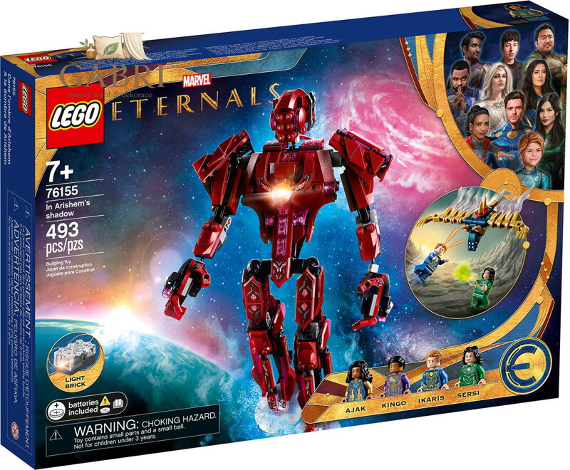 LEGO SUPER HEROES Marvel Eternals Ve stínu Arishema 76155 STAVEBNICE